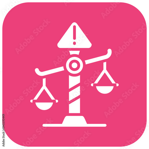 Legal Risk Vector Icon