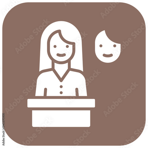 Dishonest Politician Vector Icon