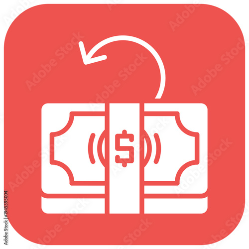 Kickback Cash Vector Icon