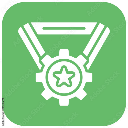 Tarnished Medal Vector Icon
