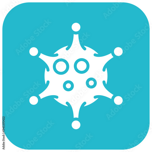 Virus Cell Vector Icon