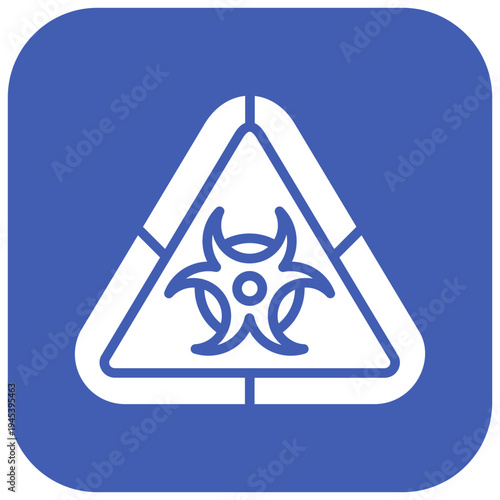 Biohazard Symbol Vector Icon