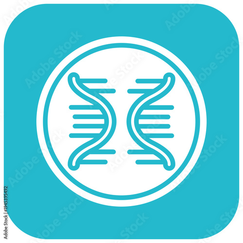 Viral RNA Strand Vector Icon