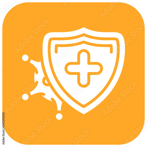 Immune System Shield Vector Icon