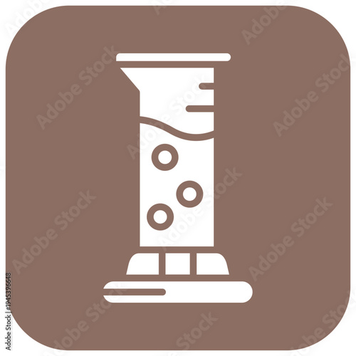 Graduated Cylinder Vector Icon