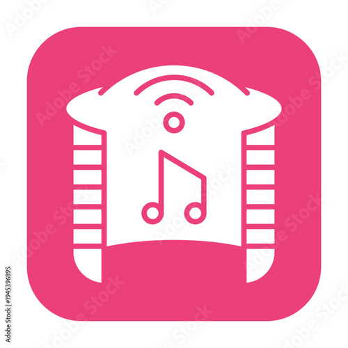 Virtual Concert Vector Icon