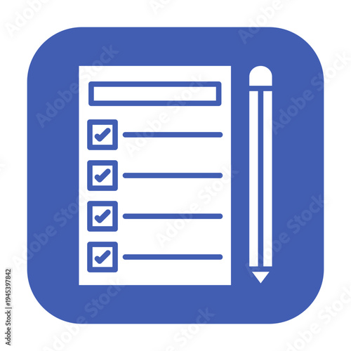 Application Form Vector Icon