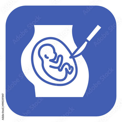 Cesarean Section Vector Icon