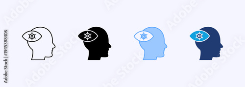 Perception Icon Set Multistyle Various Collection Element For Design