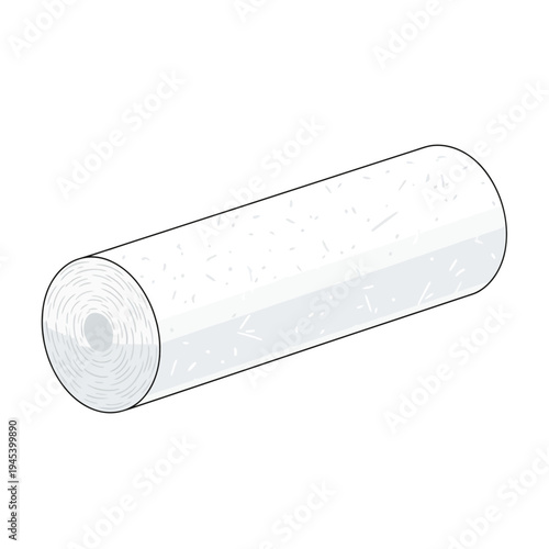 White Wallpaper Roll