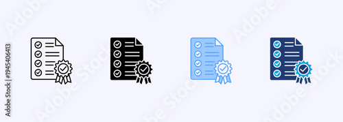 Standards Icon Set Multistyle Various Collection Element For Design