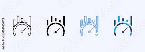 Benchmarking Icon Set Multistyle Various Collection Element For Design