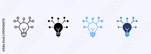 Innovation Icon Set Multistyle Various Collection Element For Design
