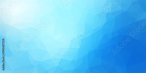 An abstract blue background featuring geometric lines and digital waves creates a futuristic vector texture for a bright business wallpaper and technology backdrop illustration