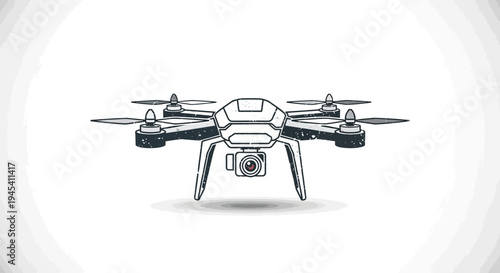 Drone with Camera Illustration