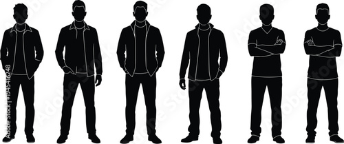 male head silhouette portrait, anonymous man avatar profile icon, simple head silhouette portrait, anonymous man avatar profile icon, 