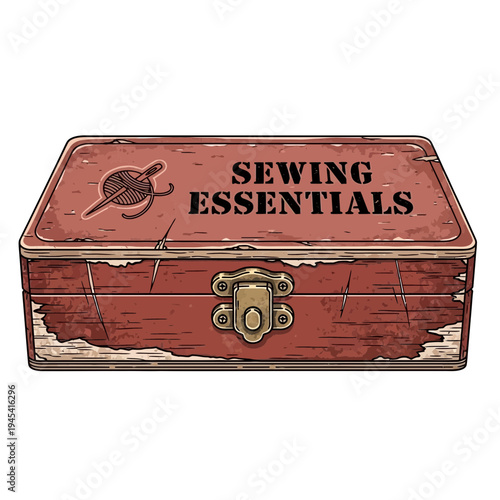 Vintage Sewing Essentials Box