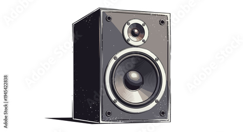 Vintage Audio Speaker - Retro Sound System