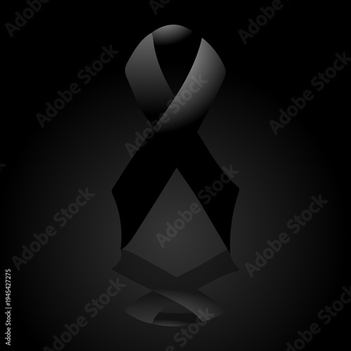 Black Morning ribbon