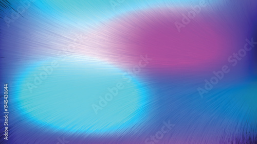 Abstract swirl of radiating lines in pale blues greens and beige tones