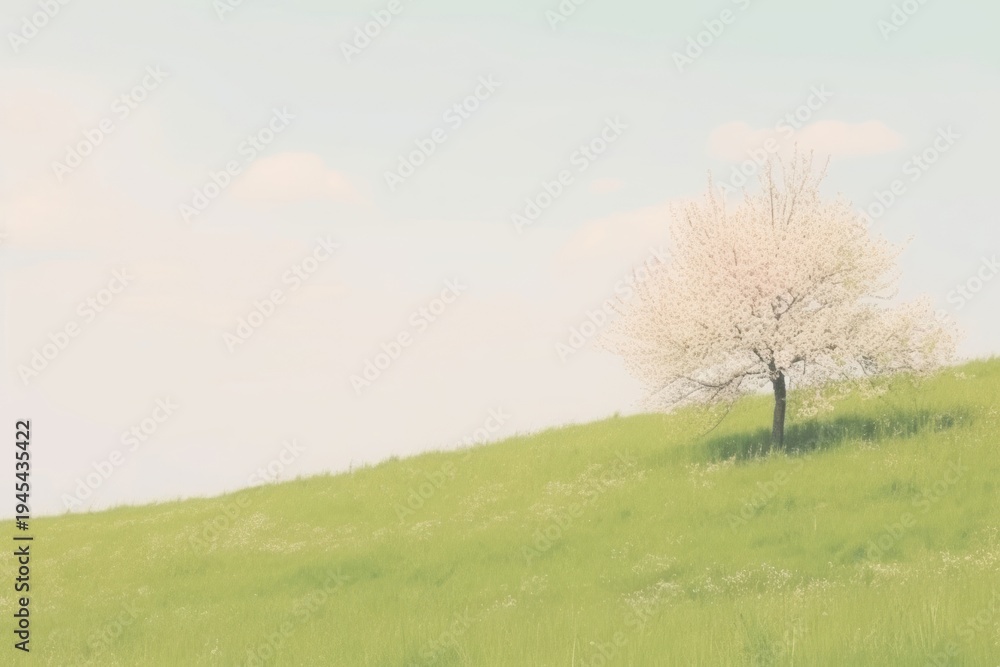 Obraz premium Spring landscape outdoors nature.