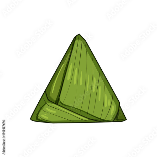 Rice dumpling, often called zongzi, is a traditional asian food consisting of glutinous rice with various fillings, typically wrapped in bamboo or banana leaves for cooking and serving