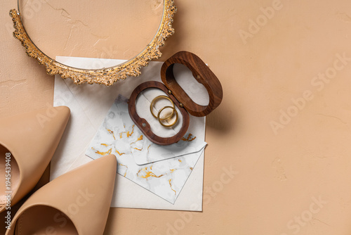 Composition with wedding ri...