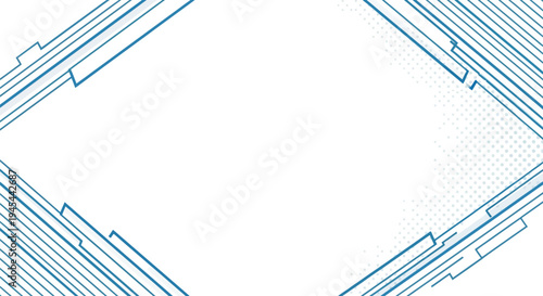 Set of blue window blinds vector