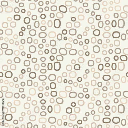 Vector seamless pattern. Modern stylish texture. Smooth natural elements. Repeating abstract tileable background. Scattered organic shapes. Versatile simplistic surface design.