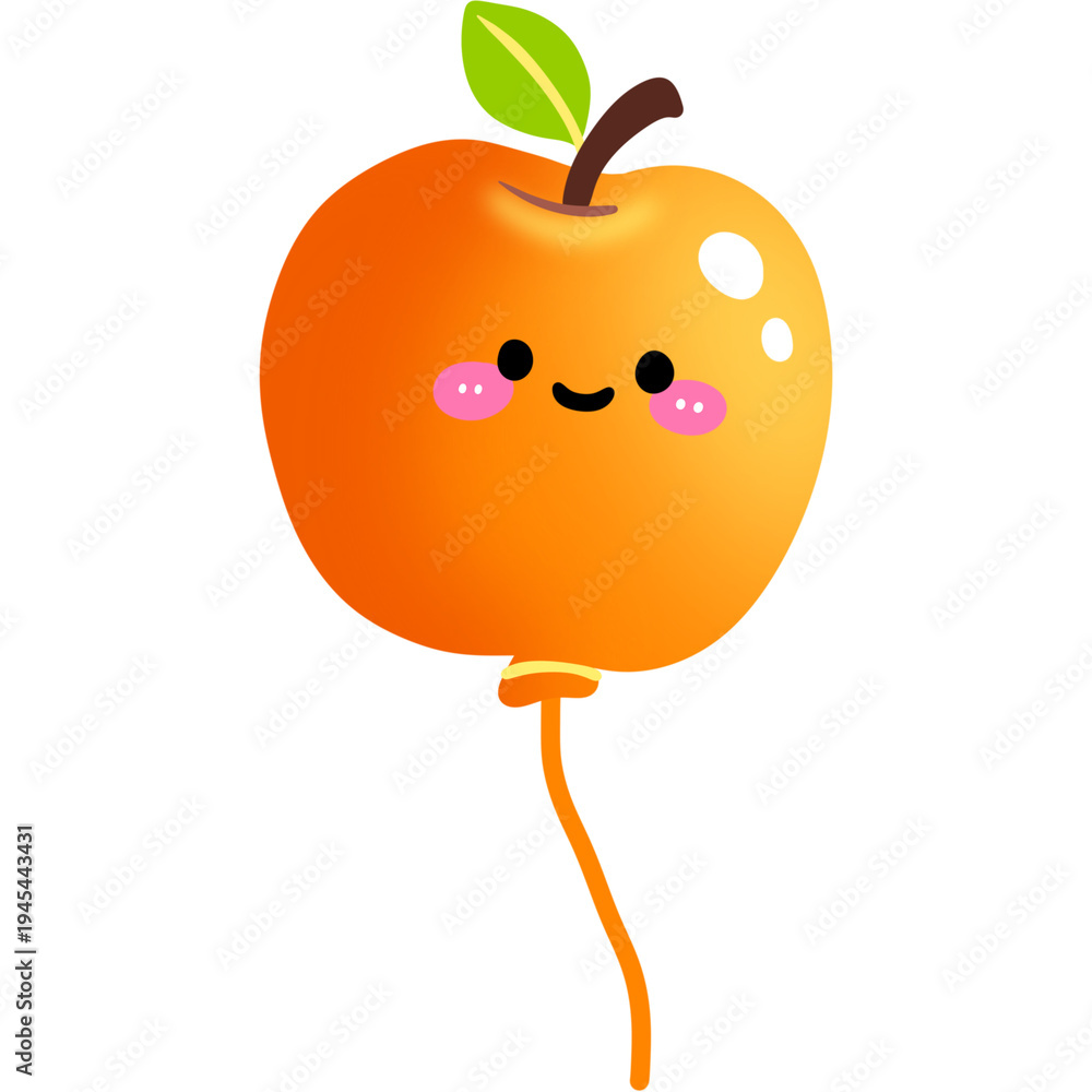 Obraz premium Fruit Balloon Adventure