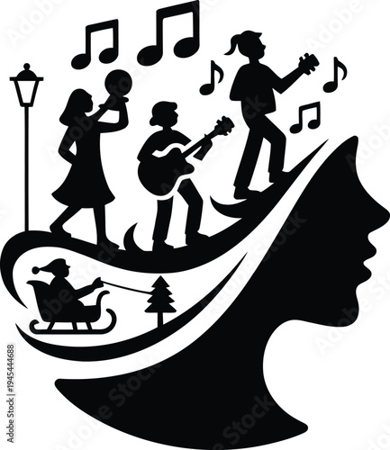 Music Festival Performance Guitar Singer Band Entertainment Stage Melody Concert