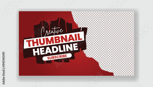 Creative social media cover and video thumbnail template set with modern social media banner and website banner design, corporate business banner marketing template for digital advertising campaigns.