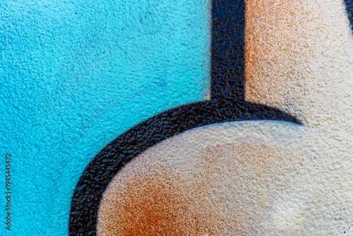 Beautiful bright colorful street art graffiti background. Abstract creative spray drawing fashion colors on the walls of the city. Urban Culture gradient texture, copyspace backdrop