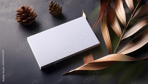 Wallpaper Mural blank business card mockup perfect for branding and design presentations Torontodigital.ca