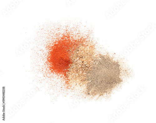 Different pepper powders on...