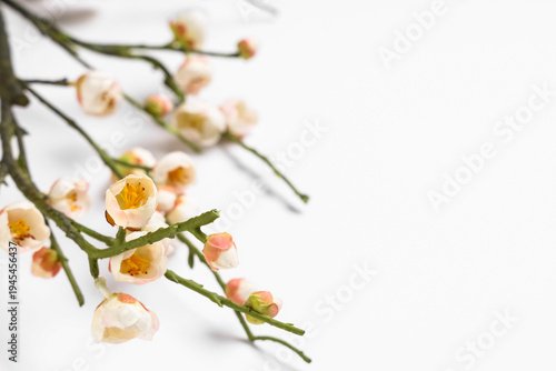 Branch of beautiful artific...