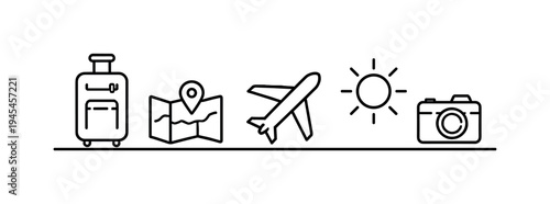 Summer travel season and vacation planning representing leisure time, exploration, and personal recharge during annual holiday periods when people organize trips and outdoor adventures