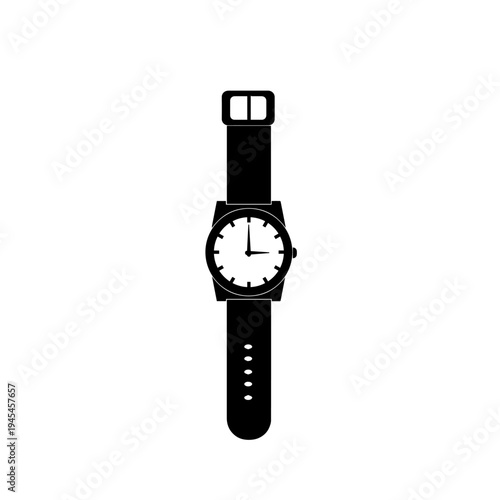 Smart Watch Vector Illustration – Modern Digital Wearable Fitness and Health Tracker Icon