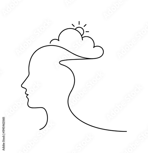 Quiet reflection and emotional clarity in a calm modern lifestyle where individuals take a moment to pause and observe their thoughts before making thoughtful decisions in everyday life, a