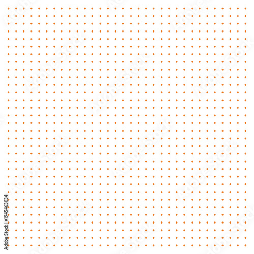 Vector Field Grid of Leaves - Abstract Orange Leaf Grid Art