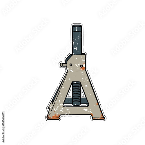 Automotive jack stand, vehicle support, garage equipment, repair tool