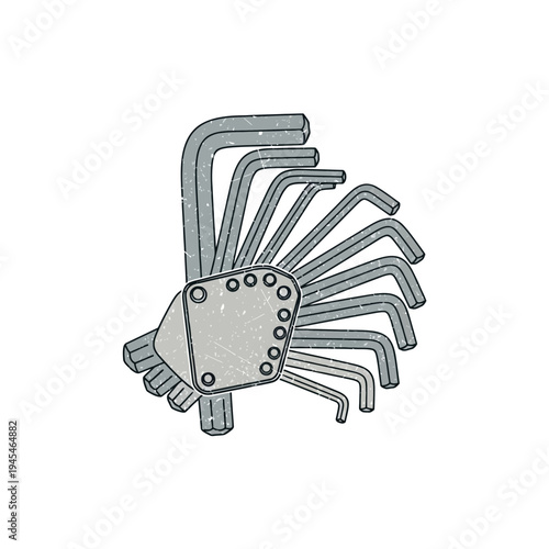 Hexagonal Allen Wrench Set