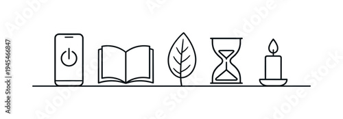 Digital detox and intentional break from constant screen exposure as people restore attention, mental clarity, and healthier daily balance by disconnecting from devices for focused offline