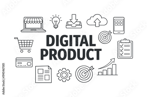 Creative digital product development where entrepreneurs design, launch and manage downloadable goods such as templates, courses or software tools for online customers. DIGITAL PRODUCT