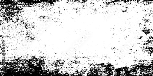 Vintage Black and White Grunge Noise Background with Dust Particles, Film Grain and Scratched Photo Effect.