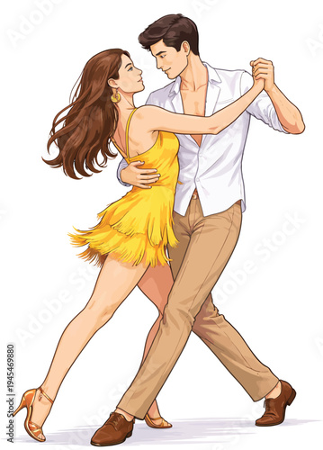 072-34-Romantic couple performing a passionate salsa dance, celebrating elegance and joy