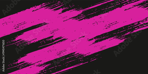Grunge pink set brush design
