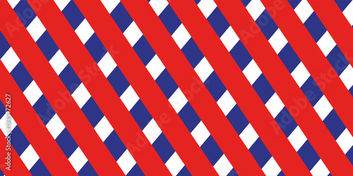 Airmail Envelope frame images with strips. International vintage letter border. Retro air mail postcard with blue and red stripes.  Empty classic postal frame. Vector illustration