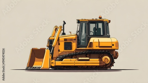 clean bulldozer icon