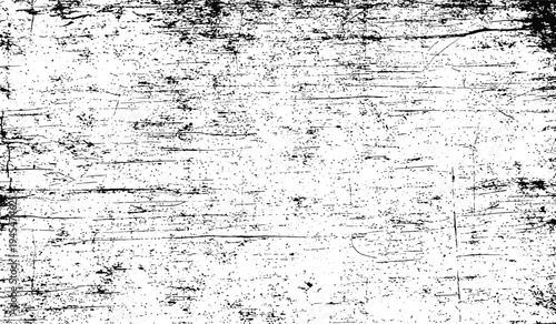 Abstract Black White Grunge Texture Background, Distressed Overlay Pattern
